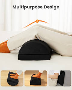 Repose-pieds pour sous le bureau au travail <span class=keywords><strong>Tabouret</strong></span> en mousse à mémoire <span class=keywords><strong>de</strong></span> forme à hauteur réglable pour le soulagement des douleurs dorsales et le soutien lombaire des jambes - Product Image 4