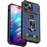 RY 2 en 1 Armure Coulissante Caméra Couverture Heavy Duty Portefeuille Téléphone étui pour samsung S25 S24 Plus S23 S22 Ultra S21 S20 A15