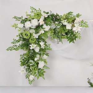 Decoración de Pared para Bodas, Eventos, Cine y Televisión, Arreglo In Situ con Flores Artificiales para Bodas, Venta al Por Mayor - Product Image 3