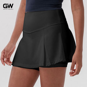 女式高腰网球泡泡裙防眩光安全裤高尔夫瑜伽运动训练运动弹力定制标志 - Product Image 4