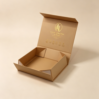 Boîte cadeau pliante de luxe haut de gamme personnalisée avec fermeture magnétique, finition mate et logo pour emballage de produits capillaires et cosmétiques