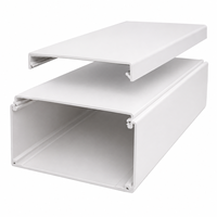 Goulotte de câblage électrique en PVC blanc sur mesure pour achat en gros