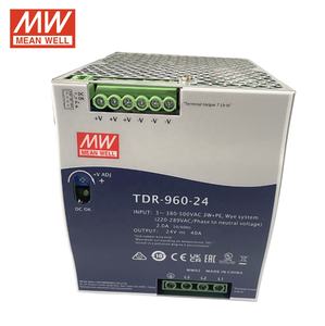 Mean Well TDR-960-24 960W 24V 40A TDR-960-48 48V 20A rel DIN industri tiga fase ramping dengan fungsi seri TDR-960 terjual baik - Product Image 2