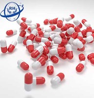 Capsules pharmaceutiques vides en gros, capsules rouges et blanches, capsules rouges, capsules en gélatine