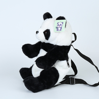 Nouvel arrivage de sac à dos écologique en peluche super doux sac en peluche panda avec remplissage en coton PP cadeaux de personnage d'anime cosplay pour les enfants