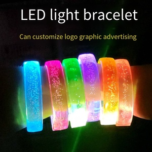 Pulsera LED Luminosa Circular para Conciertos y Fiestas, Pulsera Decorativa para Niños, Pulsera LED Personalizada Intermitente - Product Image 3