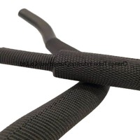 Manchon tressé thermorétractable en tissu PET, tube thermorétractable, manchons de protection, tissu polyester thermorétractable, manchon tissé