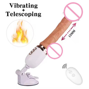 Macchina per sesso Dildo in Silicone realistico riscaldato con Base di aspirazione Clit Spot vibratore Vagina stimolatore anale da donna Sex Toys - Product Image 6