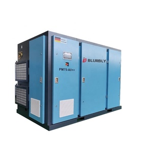 Blurbly Blurbly PM75 Bibo PM-VSD 75kW Motor Industrial de Compresión de Dos Etapas con Conversión de Frecuencia Magnética y Extremo de Compresión de Tornillo AC - Product Image 1