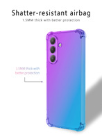 Coques de téléphone portable anti-chute pour Samsung A26 A56 Gradient A06 5G A05S - Housse de protection design professionnel en TPU