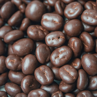 Vente directe d'usine OEM, fèves de chocolat pur de haute qualité, saveur café, goût délicieux, prix de gros abordable.