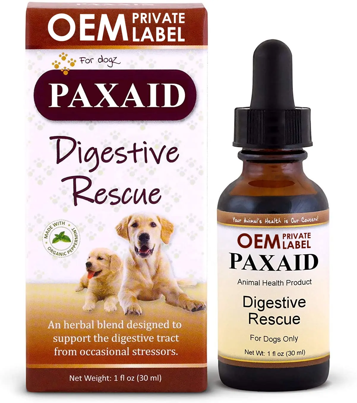 Gotas líquidas de Paxid para mascotas, producto de salud para perros, gotas de rescate para perros, 500 ml, botella cosmética, soporte para cadera y articulaciones