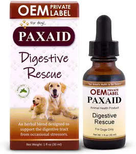 Liquido Paxid pet Drops prodotto per la salute per Dogsz gocce di salvataggio digestivo per cane 500 ml pet bottle cosmetics supporto per anca e articolazioni