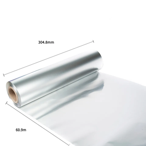Feuille d'aluminium pour étiquettes et étiquettes imprimée Soft Temper Food Grade Epaisseur 11mic 12mic 13mic 14mic Foil Roll - Product Image 1