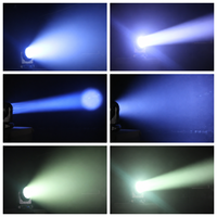 Projecteur LED mobile 19x15W RGBW 4-en-1 avec zoom 8-50 degrés, contrôle par anneau, DMX512 et RDM pour DJ, événements, discothèques et bars