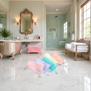 <strong>Exfoliating</strong> Mesh Soap Pouch Bubble Foam Net Bag for Shower Saver Pouch Drawstring Foaming Net Soap Bag Body <strong>Facial</strong> Cleaning <strong>Tool</strong> - Product Image 6