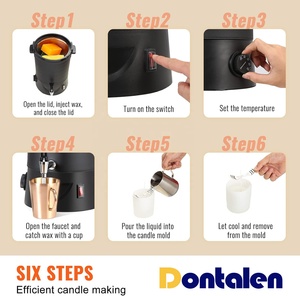 Máy làm nóng sáp điện Dontalen New Hot Sale 6L có thể điều chỉnh nhiệt độ, máy làm tan sáp - Product Image 5