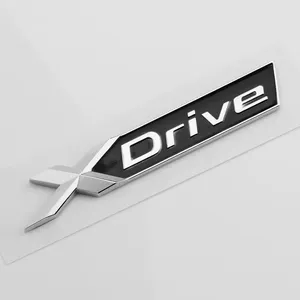 Nouveau Logo <span class=keywords><strong>XDrive</strong></span> 3D en ABS de Remplacement pour Voiture, Emblème de Coffre Arrière et Aile, Autocollants de Style pour <span class=keywords><strong>X1</strong></span>-X7 <span class=keywords><strong>E84</strong></span>/F48/F25/G01/F15/E71 - Product Image 3