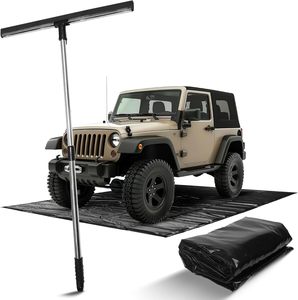 LIYUAN Tapis <span class=keywords><strong>de</strong></span> confinement Tapis <span class=keywords><strong>de</strong></span> stationnement <span class=keywords><strong>de</strong></span> garage robuste avec raclette Protection imperméable contre la neige, la glace, la pluie et l'huile <span class=keywords><strong>de</strong></span> boue pour les voitures - Product Image 4