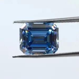 Precio de fábrica Corte Esmeralda Moissanite Diamante suelto Color VVS Alta CALIDAD DE FÁBRICA DE China