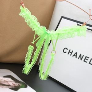 Tanga Sexy Transparente de Cintura Baja con Encaje para Mujeres Jóvenes - Product Image 6