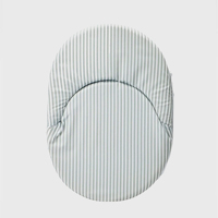 Chaise de plage pliable sans pieds, siège bas, portable, rembourrée en mousse, à rayures, pour extérieur, type fauteuil inclinable rond, pour stade ou sol