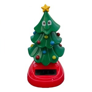 Adorno Navideño para Coche con Energía Solar, Figura Oscilante Automática, Decoración para el Tablero de Navidad, Sin Necesidad de Baterías - Product Image 2