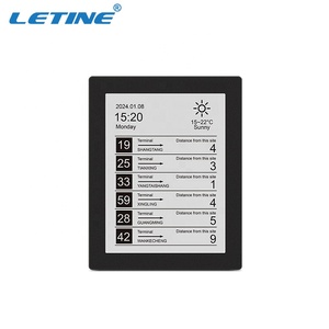 Ngoài trời E-ink Màn hình 13.3 inch điện năng lượng mặt trời bảng quảng cáo E-ink hiển thị cho trạm xe buýt - Product Image 3