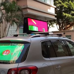 Écran LED double face pour toit de taxi, affichage HD extérieur haute luminosité, publicité vidéo pour toit de voiture, pour écran LED de taxi série P - Product Image 1