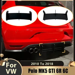 Diffuseur de pare-chocs arrière pour Polo MK5 6R 6C 2010-2018, spoiler pour deux ou quatre portes, pièces de carrosserie pour facelift - Product Image 1