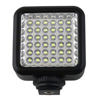 Lampe Flash LED Portable 36 LED pour Photographie, Vidéo, Diffusion en Direct et Selfie, avec Batterie et Chargeur