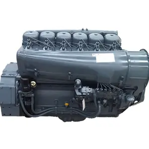Deutz 6 Zylinder luftgekühlter Dieselmotor F6L912 mit Bedienfeld und Kupplungs motor