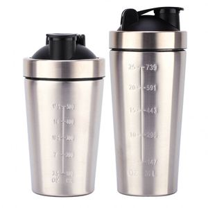 Wholesale Custom Logo Design 18/8 Stainless Steel Gym Shaker <b>Bottle</b> for Protein Shakes - Product Image 2
