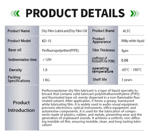 ACFC KD-1S ฟิล์มแห้งเร็วน้ำมันหล่อลื่น perfluoro ฟิล์มแห้งเร็วน้ำมันหล่อลื่นทำความสะอาดแบบเงียบ - Product Image 2