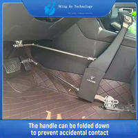 Kit de voiture universel portable pour assistance à la conduite contrôlée à la main, dispositif de freinage mécanique amovible pour personnes handicapées ou blessées, transmission automatique