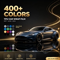 Film PPF TPU Otomotif 400+ Warna, Film Pelindung Cat Self Healing, Pembungkus Perubahan Warna Mobil
