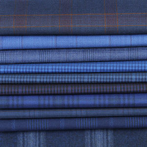 [재고 있음] 울-폴리에스터 원단 20% 울 80% 폴리에스터 부드럽고 통기성 좋은 울사 트윌 니트웨어용 도매 가능 - Product Image 1