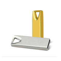 Clé USB promotionnelle mini en métal avec logo, boîtier métallique, 8 Go, étui pour clé USB 2.0 personnalisé, 128 Go, 64 Go, 32 Go