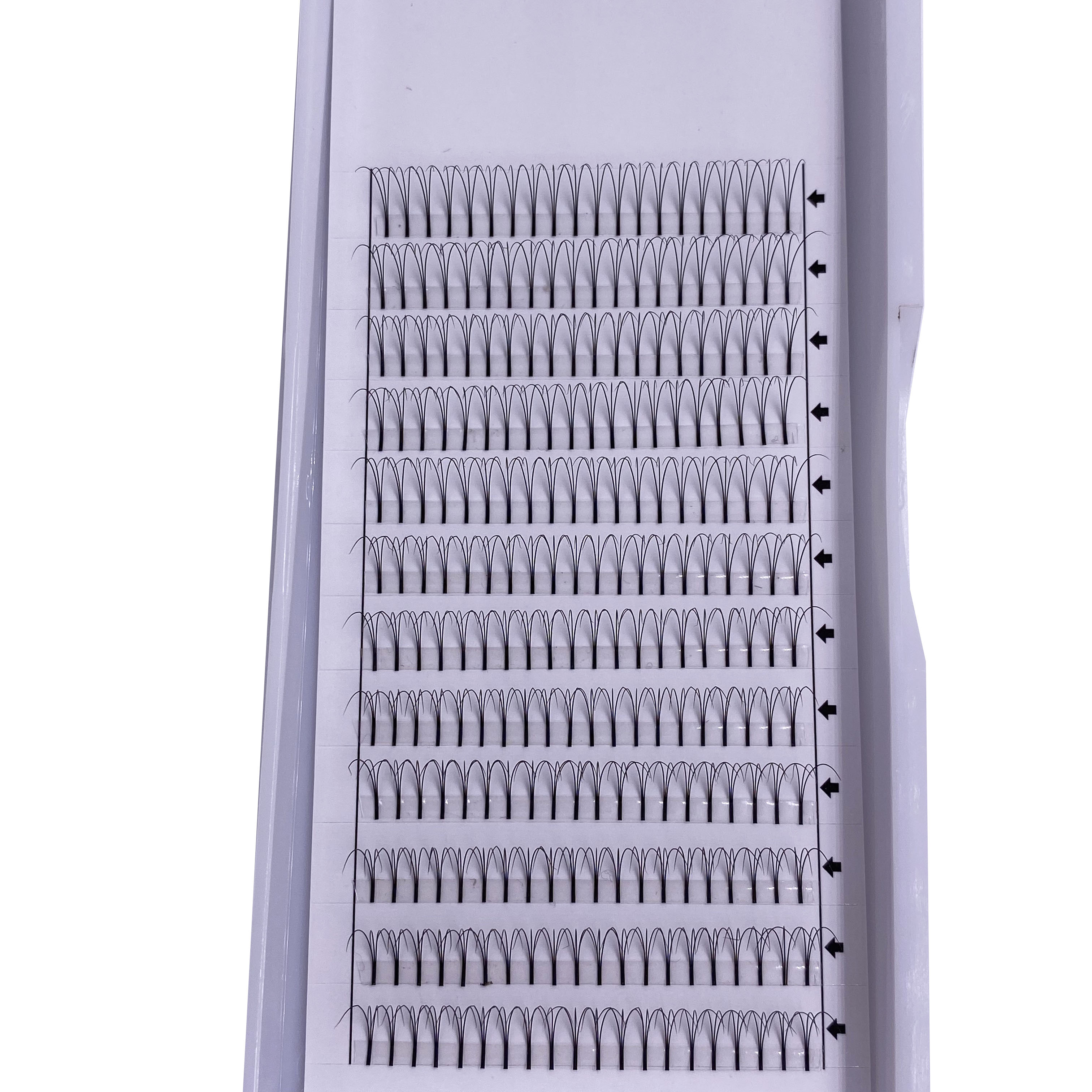 3D 0,10 D завитые веерообразные ресницы готовые веерообразные ресницы Индивидуальные ресницы шелковые ресницы