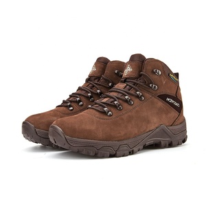 Meilleures bottes de randonnée en cuir imperméable de qualité supérieure, bottes de trekking durables à adhérence, unisexe, chaussures d'extérieur automne/<span class=keywords><strong>hiver</strong></span>/été, semelle intermédiaire en EVA - Product Image 3