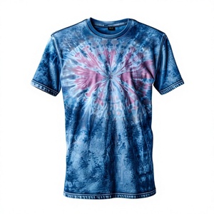 Chemise homme en coton 100% teint en pièce, coupe classique, col rond, style streetwear délavé à l'acide - Product Image 3