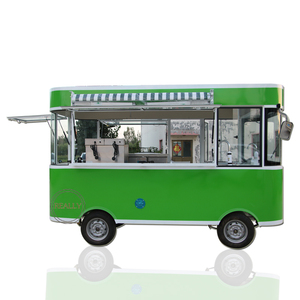 Carrito de comida de zumo y helado al por mayor OEM, coche comedor comercial, carrito de vendedor eléctrico personalizado, camión de comida móvil para perritos calientes - Product Image 1
