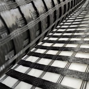 Precio bajo de fábrica Ingeniería Civil Fibra de vidrio Malla Basalto Reforzado Fibra de vidrio Geogrid Precio - Product Image 4
