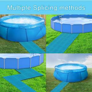 Accesorios duraderos para piscinas, estera de drenaje impermeable antideslizante, <span class=keywords><strong>Protector</strong></span> de <span class=keywords><strong>suelo</strong></span> para piscinas, Herramientas de limpieza, 30x30cm - Product Image 3