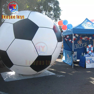 Logo imprimé grand modèle de Football gonflable à hélium en PVC étanche/énorme <span class=keywords><strong>ballon</strong></span> de volley-ball gonflable pour la publicité - Product Image 1