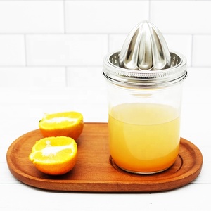 86 Mét thép không gỉ ép máy ép trái cây Chanh Cam nắp trong màu bạc vít nắp cho miệng rộng Mason Jar - Product Image 1