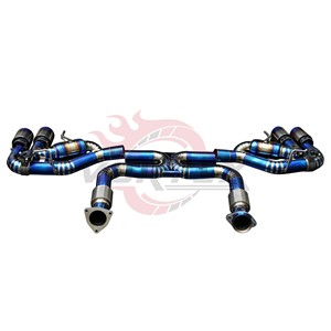 Vortex Grade 5 C8ไทเทเนียม valvetronic ไอเสีย Chevrolet Corvette V8เสียงที่ใช้งานง่ายติดตั้งสีฟ้าเผาหรูหรา - Product Image 2