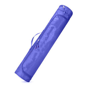 Custom Various Colors Big Shoulder <b>Woman</b> Sports <b>Gym</b> Yoga Mat Carry Recycled Polyester <b>Bag</b> With Pockets - Product Image 2