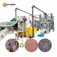 Machine de recyclage de câbles entièrement automatique, ligne de production industrielle de granulation de câbles automobiles