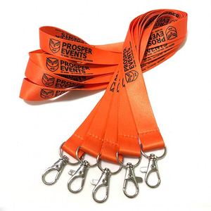 <b>Custom</b> Logo Dye Sublimation Blank Polyester <b>Keychain</b> Lanyard Cheap Printed Neck Lanyard Strap - Product Image 1
